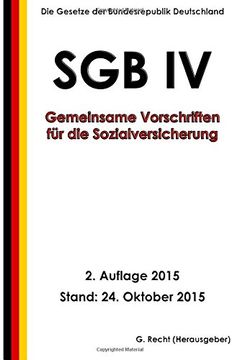 portada SGB IV - Gemeinsame Vorschriften für die Sozialversicherung, 2. Auflage 2015