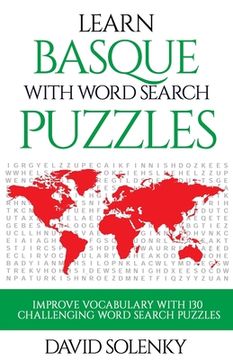 portada Learn Basque with Word Search Puzzles: Learn Basque Language Vocabulary with Challenging Word Find Puzzles for All Ages