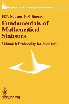portada fundamentals of mathematical statistics (en Inglés)