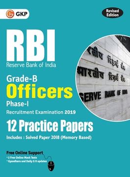 portada RBI 2019 - Grade B Officers Ph I - 12 Practice Papers (en Inglés)
