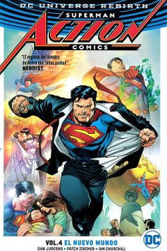 portada SUPERMAN ACTION COMICS VOL. 4 EL NUEVO MUNDO (in Spanish)
