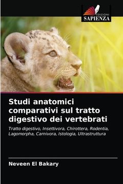 portada Studi anatomici comparativi sul tratto digestivo dei vertebrati (in Italian)