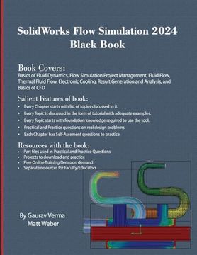 portada Solidworks Flow Simulation 2024 Black Book (en Inglés)