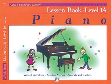 portada Lesson Book Level 1a Universal Edition (Alfreds Basic Piano Library) (en Inglés)
