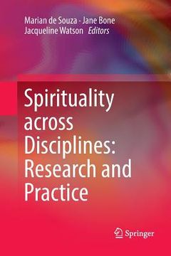 portada Spirituality Across Disciplines: Research and Practice: