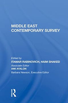 portada Middle East Contemporary Survey, Volume xi, 1987 (in English)