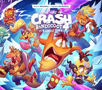portada Art of Crash Bandicoot 4 its About Time hc (en Inglés)