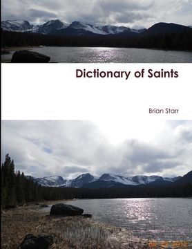 portada Dictionary of Saints (en Inglés)