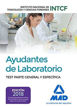 portada Ayudantes de Laboratorio, del Instituto Nacional de Toxicología y Ciencias Forenses