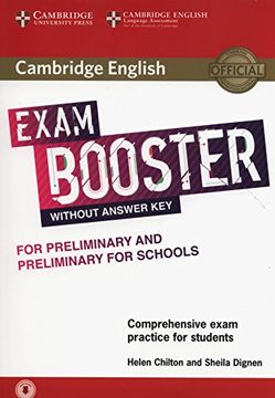 portada Cambridge English Exam Booster for Preliminary and Preliminary for Schools Without Answer key With Audio: Comprehensive Exam Practice for Students (Cambridge English Exam Boosters) (en Inglés)