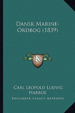 portada Dansk Marine-Ordbog (1839) (en Danés)