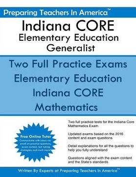 portada Indiana CORE Elementary Education Generalist: Mathematics Subtest 061 (in English)