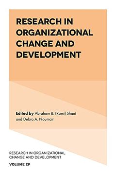 portada Research in Organizational Change and Development (Research in Organizational Change and Development, 29) (en Inglés)