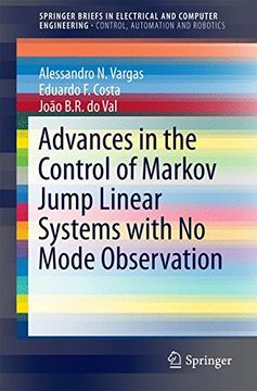 portada Advances in the Control of Markov Jump Linear Systems with No Mode Observation (SpringerBriefs in Electrical and Computer Engineering)
