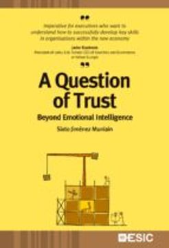 portada A QUESTION OF TRUST: BEYOND EMOTIONAL INTTELLIGENDE (En papel)