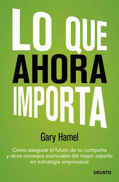 portada Lo que Ahora Importa (in Spanish)