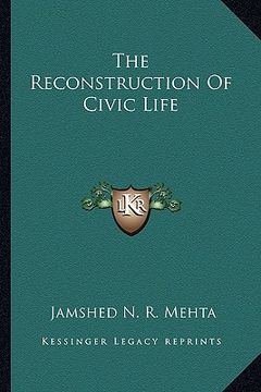 portada the reconstruction of civic life