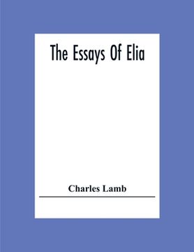 portada The Essays Of Elia (in English)