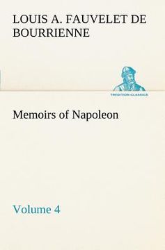 portada memoirs of napoleon - volume 04 (en Inglés)