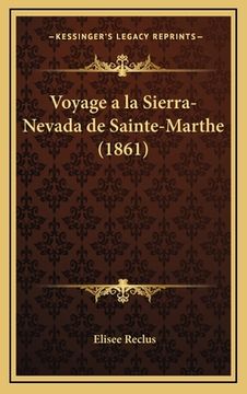portada Voyage a la Sierra-Nevada de Sainte-Marthe (1861) (in French)