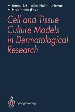portada cell and tissue culture models in dermatological research (in English)