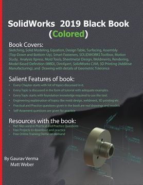 portada SolidWorks 2019 Black Book (Colored) (en Inglés)