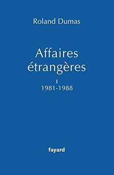 portada Affaires Étrangères: Tome 1, 1981-1988