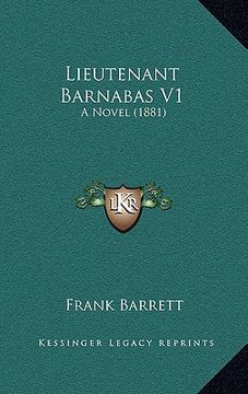 portada lieutenant barnabas v1: a novel (1881)