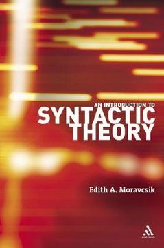 portada an introduction to syntactic theory (en Inglés)
