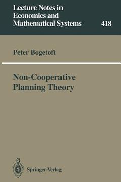 portada non-cooperative planning theory (en Inglés)