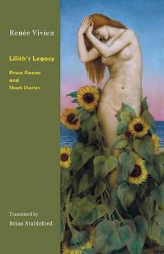 portada Lilith'S Legacy: Prose Poems and Short Stories 