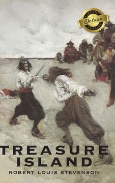 portada Treasure Island (Deluxe Library Edition) (Illustrated) (en Inglés)