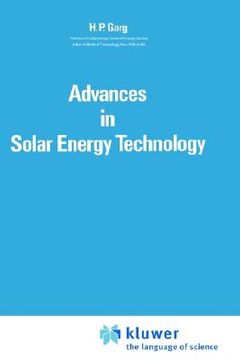 portada advances in solar energy technology: volume 1: collection and storage systems (en Inglés)