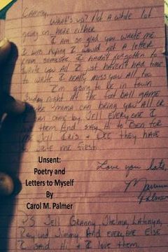 portada Unsent: Poetry and Letters to Myself (in English)