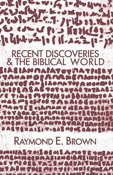 portada recent discoveries and the biblical world (en Inglés)