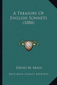 portada a treasury of english sonnets (1880) (en Inglés)