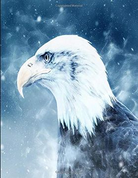 portada Eagle Composition Book: 8. 5 x 11 Wide Ruled Line Paper 200 Pages (100 Sheets) 