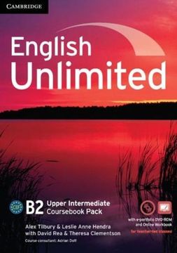 portada English Unlimited Upper Intermediate Cours With E-Portfolio and Online Workbook Pack 