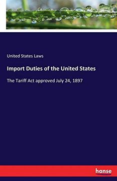 portada Import Duties of the United States 