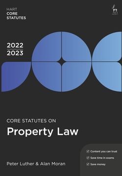 portada Core Statutes on Property Law 2022-23 (en Inglés)