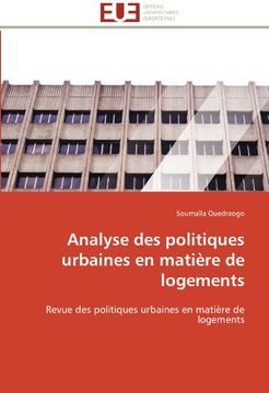 portada Analyse Des Politiques Urbaines En Matiere de Logements