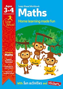 portada Math Age 3-4 (Leap Ahead Work Books)