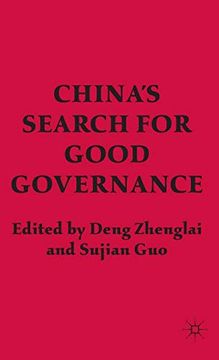 portada China’S Search for Good Governance (en Inglés)
