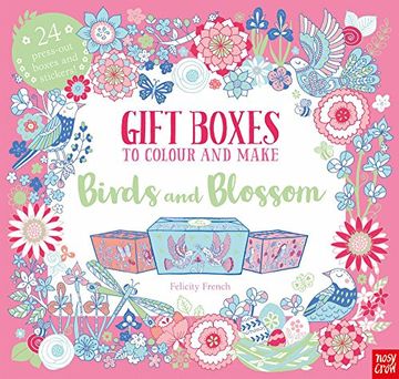 portada Gift Boxes to Colour and Make: Birds and Blossom (Colouring Book of Beautiful Boxes)