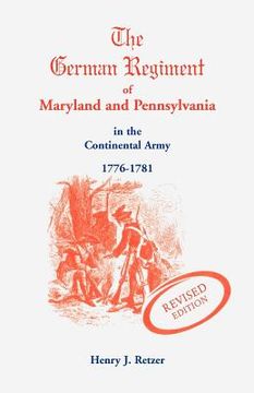 portada german regiment of maryland and pennsylvania