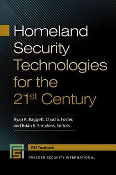portada Homeland Security Technologies for the 21st Century (en Inglés)