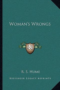 portada woman's wrongs (in English)