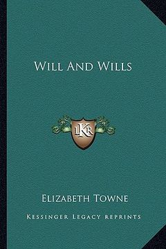 portada will and wills (en Inglés)