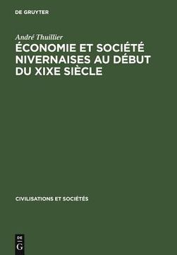 portada Économie et Société Nivernaises au Début du Xixe Siècle (en Francés)