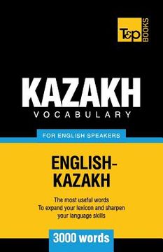 portada Kazakh vocabulary for English speakers - 3000 words
